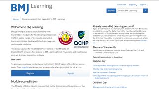 
                            11. BMJ Learning: CME for MOPH Qatar