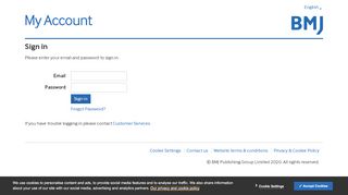 
                            2. BMJ My Account - Sign in