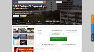 
                            12. BMS College Of Engineering (BMSCE), Narasimharaja Colony ...