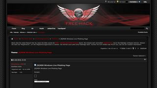
                            3. [B]MSN Windows Live Phishing Page - Free-Hack.com