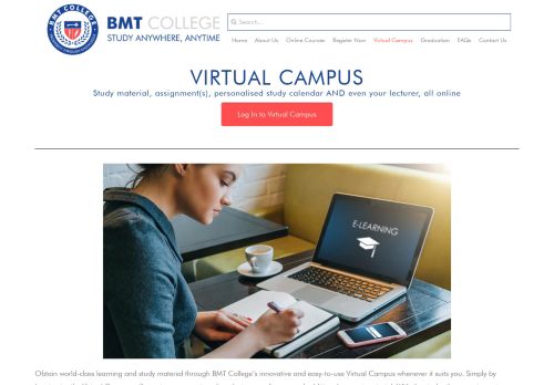 
                            2. BMT College - Virtual Campus - Study anywhere, anytime