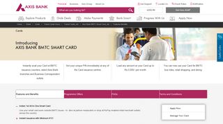 
                            2. BMTC Smart Card - Axis Bank
