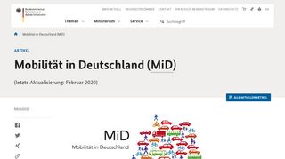 
                            4. BMVI - Mobilität in Deutschland (MiD)