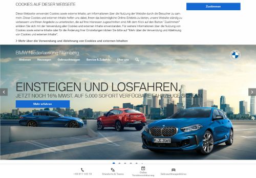 
                            12. BMW AG Niederlassung Nürnberg: BMW Fahrzeuge, Services ...