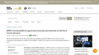 
                            8. BMW ConnectedDrive agora terá conexão permanente à Internet e ...