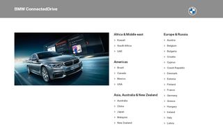 
                            7. BMW ConnectedDrive Country Selection