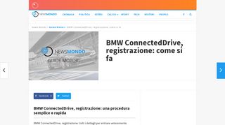 
                            4. BMW ConnectedDrive, registrazione: come si fa - NewsMondo