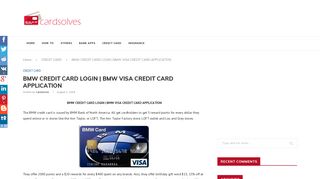 
                            8. BMW CREDIT CARD LOGIN | BMW VISA CREDIT CARD ...