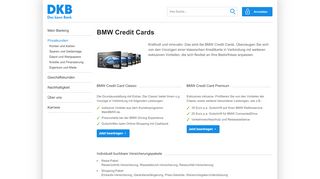 
                            7. BMW Credit Cards. Individuell gestalten. | DKB AG