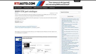 
                            8. BMW ETK part catalogue | RTS - Your Total BMW Enthusiast