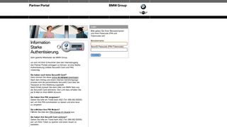 
                            2. BMW Group Partner Portal: Login