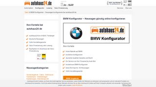 
                            9. BMW Konfigurator – Neuwagen konfigurieren bei autohaus24.de