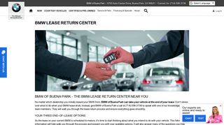 
                            11. BMW Lease Return Center | BMW of Buena Park