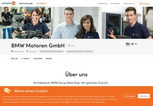 
                            10. BMW Motoren GmbH: Unternehmenseinblicke, Videostories & Jobs ...