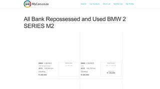 
                            8. BMW - MyCars.co.za