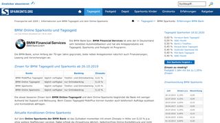 
                            12. BMW Online Sparkonto - wie hoch sind die Zinsen? - Tageszinsen