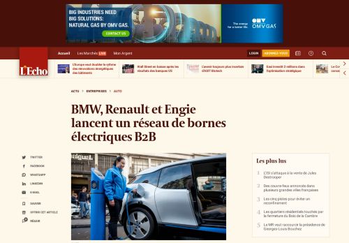 
                            12. BMW, Renault et Engie lancent un réseau de bornes électriques B2B ...