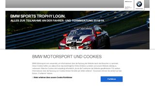
                            3. BMW Sports Trophy Login. - BMW Motorsport