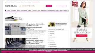 
                            8. BND: aktuelle News & Infos - T-Online