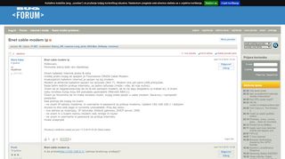 
                            8. Bnet cable modem ip (Razni mrežni problemi) @ Bug Online Forum