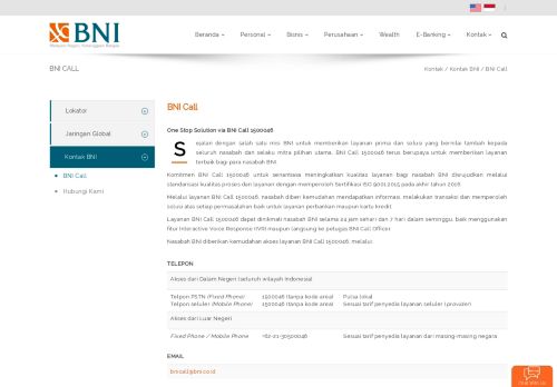 
                            7. BNI Call | BNI