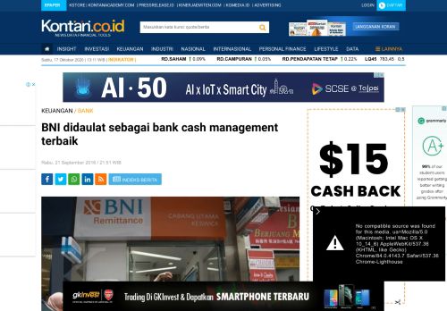 
                            12. BNI didaulat sebagai bank cash management terbaik