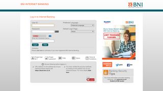 
                            2. BNI Internet Banking:Log in to Internet Banking
