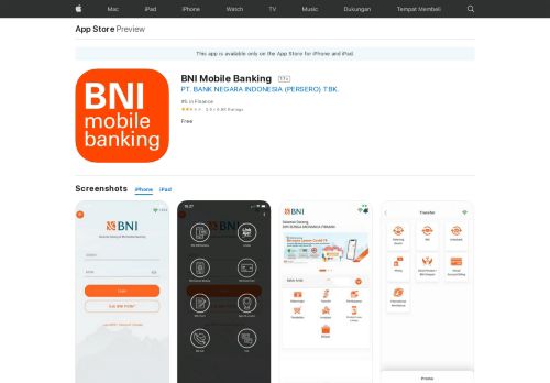 
                            9. BNI Mobile Banking on the App Store - iTunes - Apple