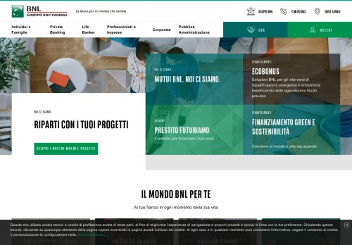 
                            6. BNL: La banca per un mondo che cambia