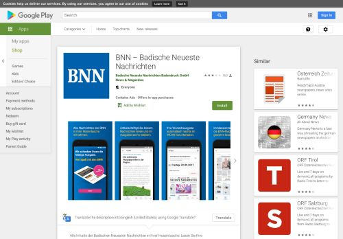 
                            8. BNN – Badische Neueste Nachrichten – Apps bei Google Play