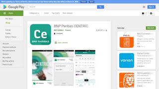 
                            3. BNP Paribas CENTRIC - Apps on Google Play