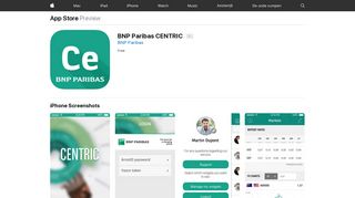 
                            4. BNP Paribas CENTRIC on the App Store - iTunes - Apple