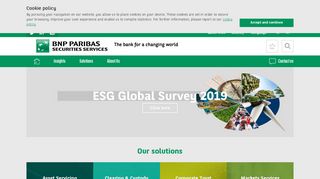 
                            8. BNP Paribas Securities Services: Home