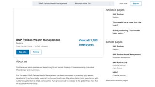 
                            6. BNP Paribas Wealth Management | LinkedIn