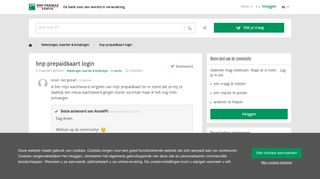 
                            5. bnp prepaidkaart login | Community BNP Paribas Fortis