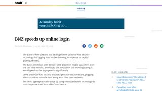 
                            11. BNZ speeds up online login | Stuff.co.nz