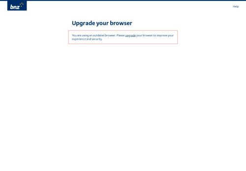 
                            9. BNZ Unsupported Browser