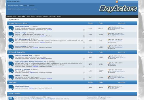 
                            2. Board Index - BoyActors Forum