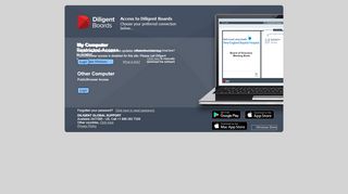 
                            1. Board Login - Diligent Corporation
