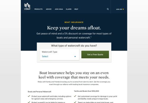 
                            8. Boat Insurance for All of Your Watercrafts | USAA