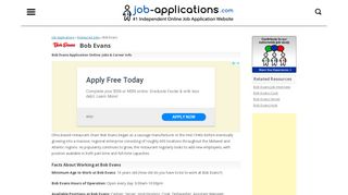 
                            13. Bob Evans Application, Jobs & Careers Online - Job-Applications.com