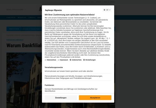 
                            12. Bobingen/Landkreis: Warum Bankfilialen schließen - Nachrichten ...