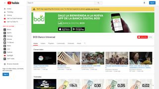 
                            6. BOD Banco Universal - YouTube