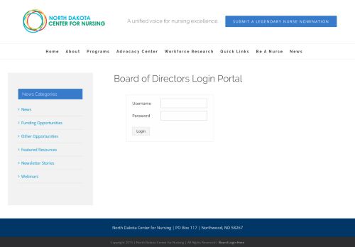 
                            10. BOD-LOGIN – ND Center for Nursing