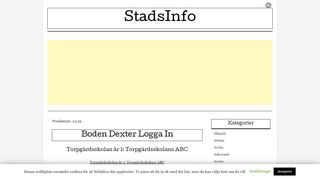 
                            8. Boden Dexter Logga In - StadsInfo