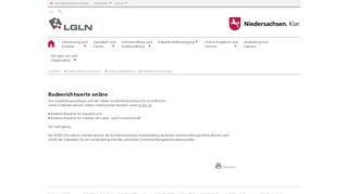 
                            2. Bodenrichtwerte online - LGLN - Niedersachsen