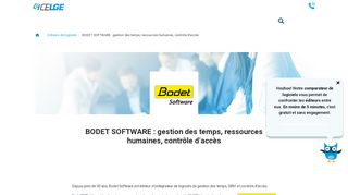 
                            13. BODET SOFTWARE : gestion des temps, ressources humaines - Celge