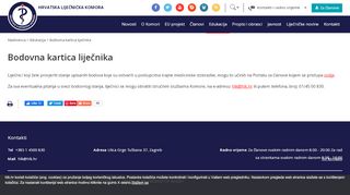 
                            1. Bodovna kartica liječnika - Hrvatska liječnička komora