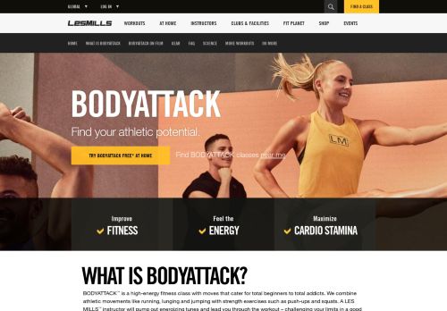 
                            1. BODYATTACK – Functional Fitness Workouts – Les Mills