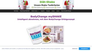 
                            10. BodyChange mySHAKE — Diät Shake